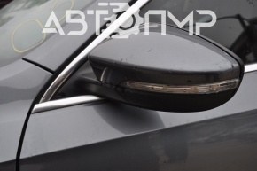 Дзеркало бічне VW Passat b8 16-19 USA BSM, поворотник, графіт