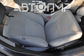 Пасажирське сидіння Honda Accord 13-17 без airbag, механіч, велюр сіре
