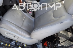Сидіння водія Lexus RX350 RX450h 10-15 без airbag, електро, шкіра сіре