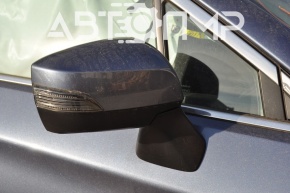 Зеркало боковое правое Subaru Outback 15-19 BSM, поворотник, подогрев, синее