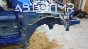 Четверть передняя правая Chevrolet Volt 16- синяя, гнутый лонжерон и мятый пистолет