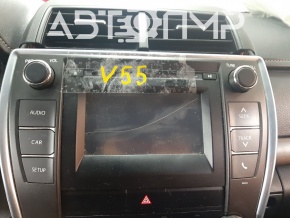 Дисплей радіо дисковод програвач Toyota Camry v55 15-17 usa подряпини