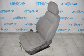 Водительское сидение Chevrolet Malibu 16- без airbag, механич, тряпка серое, топляк