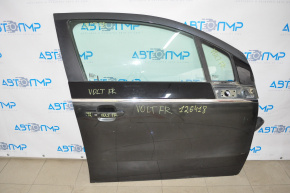 Дверь голая передняя правая Chevrolet Volt 11-15 графит, рихтовалась