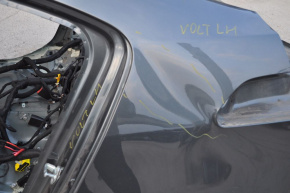 Четверть крыло задняя левая Chevrolet Volt 11-15 серый вмятина от заднего фонаря до двери