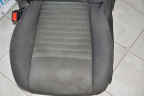 Сидіння водія Dodge Challenger 09-14 дорест, без airbag, ганчірка чорн з сірою вставкою