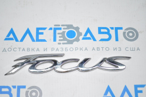 Эмблема надпись FOCUS крышки багажника Ford Focus mk3 11-18 4d