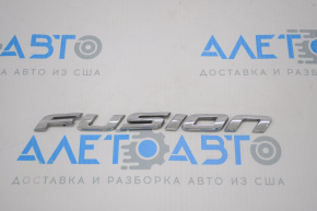 Эмблема надпись FUSION крышки багажника Ford Fusion mk5 13-18
