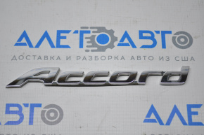 Емблема Accord кришки багажника Honda Accord 13-17