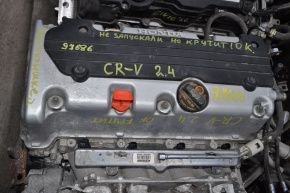 Двигатель Honda CRV 12-14 дорест 2.4 K24Z6, 8/10, пробита крышка клапанов