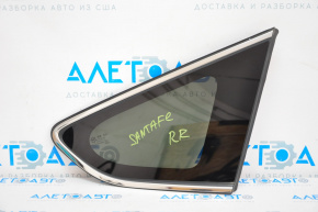 Форточка глухое стекло задняя правая Hyundai Santa FE Sport 13-18 хром