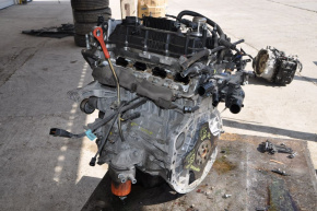 Двигатель Hyundai Sonata 15-19 2.4 G4KJ 44к, дыра в блоке, трещины поддона