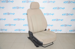 Пасажирське сидіння Hyundai Sonata 15-17 без airbag, механіч, ганчірка беж