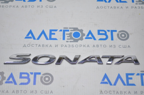 Емблема напис Sonata кришки багажника Hyundai Sonata 15-17