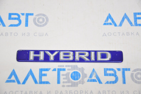 Емблема напис HYBRID двері зад лев Lexus CT200h 11-17
