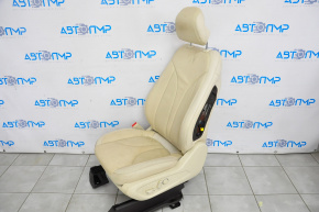 Сидіння водія Lincoln MKC 15- без airbag, електро, шкіра беж