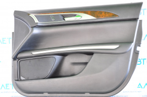 Обшивка двери карточка передняя правая Lincoln MKZ 13-16 черн