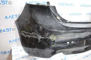 Бампер задний голый под ремонт Mazda3 MPS 09-13 черный, пробит, вмятина