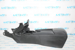 Консоль центральна підлокітник Mazda 6 16-17 рест, чорна шкіра