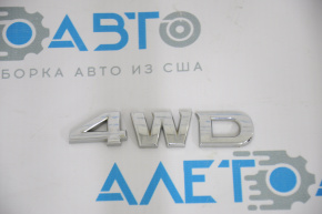 Эмблема надпись "4WD" двери багажника Nissan Pathfinder 13-20