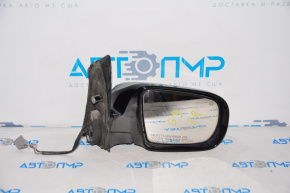 Зеркало боковое правое Subaru b9 Tribeca 8 пинов, поворотник, подогрев, серебро