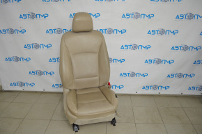 Пасажирське сидіння Subaru Outback 15-19 без Airbag, шкіра беж