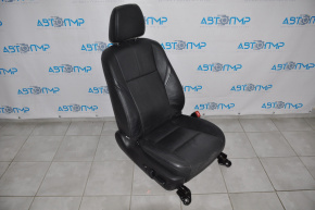 Пасажирське сидіння Toyota Avalon 13-18 без airbag, електро, шкіра чорна