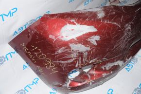 Бампер передній голий Toyota Sienna 11-червоний, тріснуть, порваний знизу