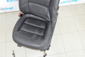 Водійське сидіння VW Jetta 11-18 USA без airbag, механіч, шкіра чорна