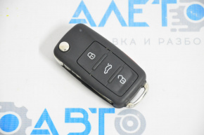 Ключ VW Jetta 11-18 USA 4 кнопки, розкладний