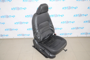 Пасажирське сидіння VW Passat b7 12-15 USA без airbag, механіч, шкіра чорна