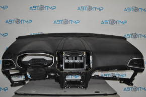 Торпедо передняя панель без AIRBAG Ford Edge 15-18 черн start-stop