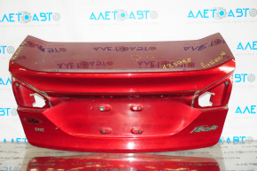 Крышка багажника Ford Fiesta 14-19 4d без спойлера красный RR мелкие вмятинки