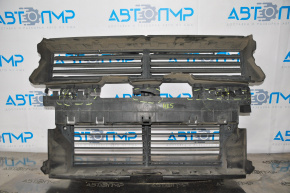 Жалюзи дефлектор радиатора Ford Fusion mk5 13-16 в сборе, дефект, паяные, треснут посередине