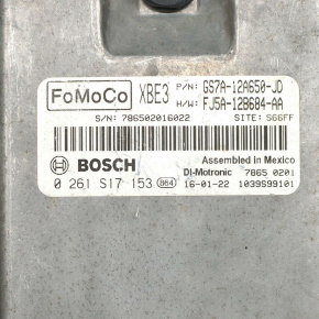 Блок ECU компьютер двигателя Ford Fusion mk5 13-16
