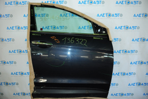 Дверь голая передняя правая Hyundai Santa FE Sport 13-18 синий W7U