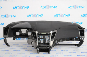 Торпедо передняя панель без AIRBAG Hyundai Sonata 11-15 черная