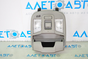 Плафон освітлення передній Kia Optima 11-15 сірий під люк