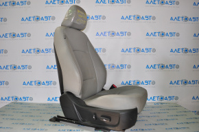 Пассажирское сидение Kia Optima 11-15 без airbag, электро, кожа серое