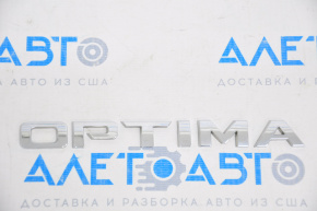 Емблема напис OPTIMA накладки під номер кришки багажника Kia Optima 16-