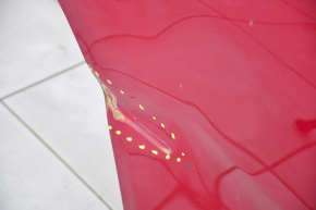 Дверь голая задняя правая Kia Sorento 10-15 красный вмятина в закате