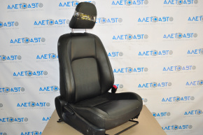 Пасажирське сидіння Lexus CT200h 11-17 без airbag, механіч, шкіра чорна