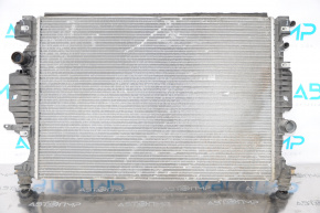 Радиатор охлаждения вода Lincoln MKZ 13-16 2.0T примяты соты
