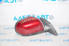 Дзеркало бічне праве Nissan Leaf 13-17 5 пінів, підігрів, червоне