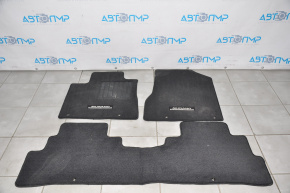 Комплект ковриков салона Nissan Murano z52 15-18 тряпка черный