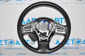 Руль голый Subaru Forester 14-18 SJ резина черн