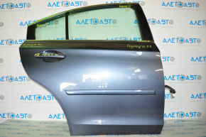 Дверь голая задняя правая Subaru Legacy 15-19 темно-синий H1Q
