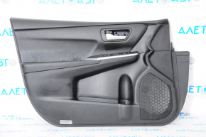 Обшивка двери карточка передняя левая Toyota Camry v55 15-17 usa кожа черн