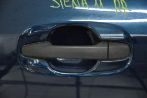 Заглушка зовнішньої ручки зад прав Toyota Sienna 11-20 хром