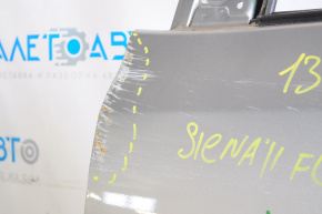 Дверь голая передняя левая Toyota Sienna 11-20 серебро 1D6 вмятины
